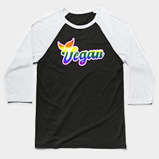 Vegan Rainbow Shirt | LGBTQ Gay Gift Baseball T-Shirt